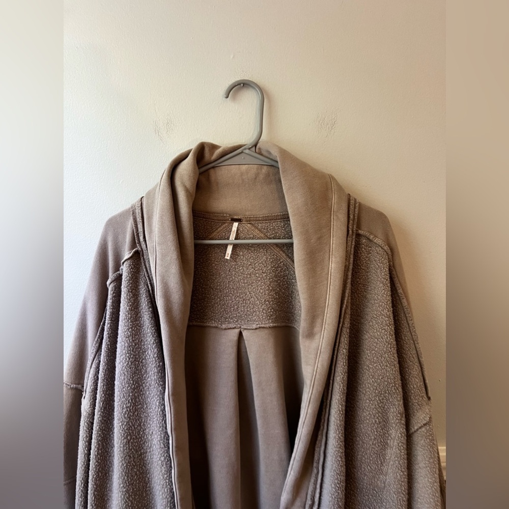 Free People Jordan slouchy jacket magic mushroom medium - Picture 4 of 9